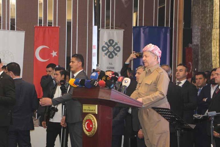 Mesut Barzani, Cizrede