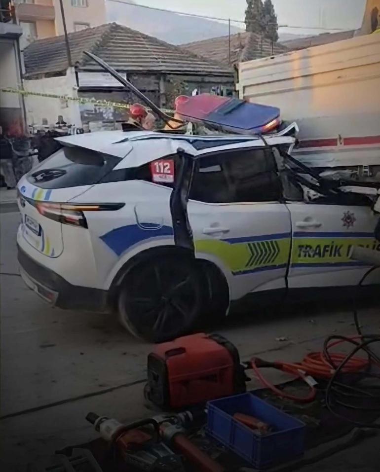1 polisin şehit olduğu kazada yaralanan trafik polisi de kurtarılamadı