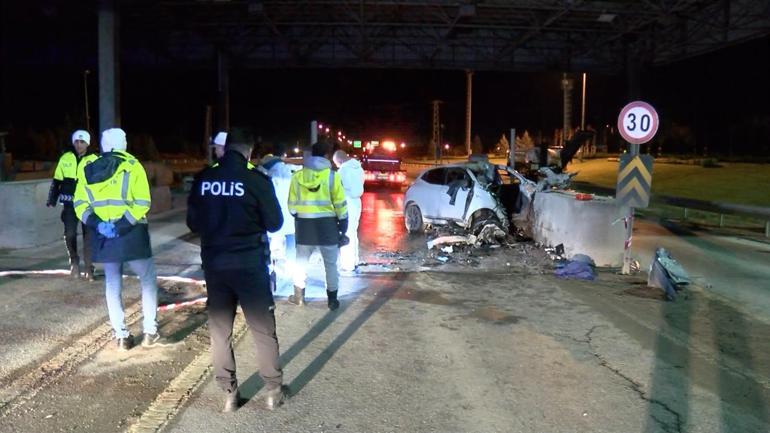 Tuzla’da otomobiliyle gişelere çarpan asistan doktor hayatını kaybetti