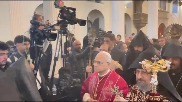 Papa 14. Leo Kumkapı Patriklik Kilisesini ziyaret etti