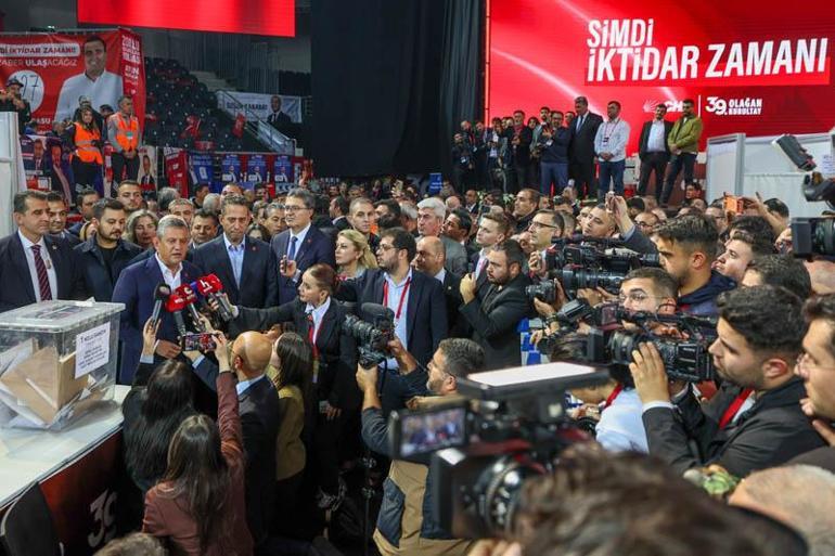 CHPnin 39uncu Olağan Kurultayında PM ve YDK seçimi tamamlandı