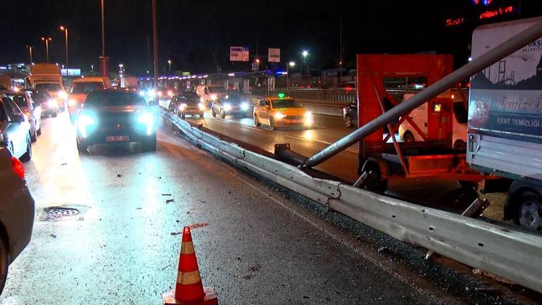 Küçükçekmecede zincirleme kaza: 3 yaralı