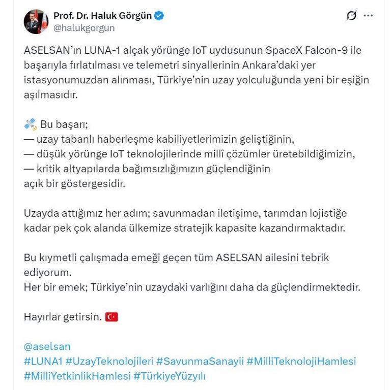 LUNA-1 uydusu başarıyla fırlatıldı