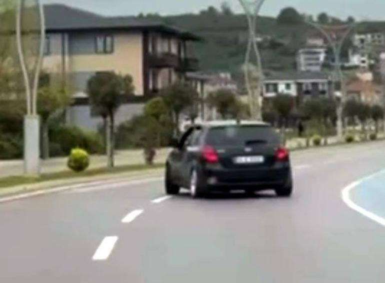 Sakarya’da trafikte drift atan sürücüye 46 bin TL ceza