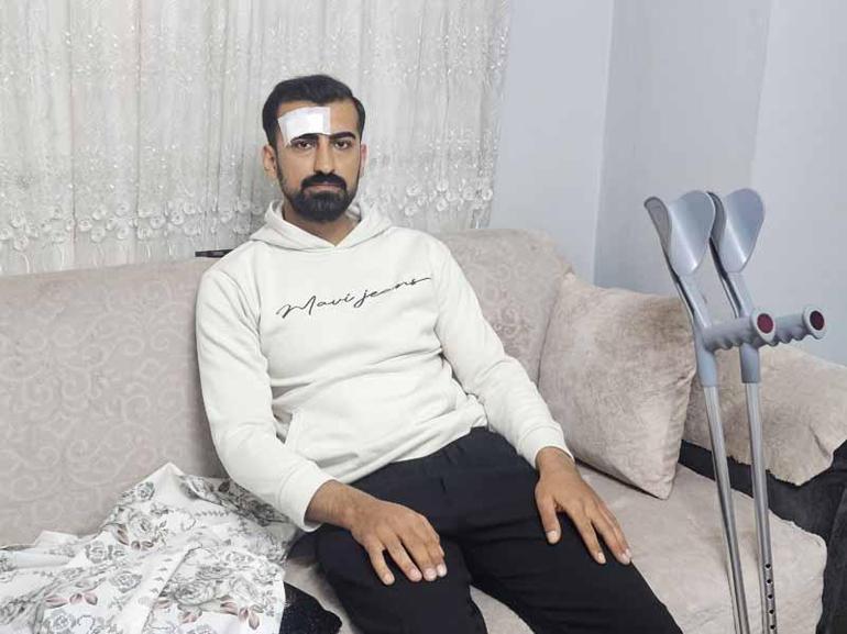 Trafik kavgasında motokurye, bıçaklanarak yaralandı; olay anı kamerada