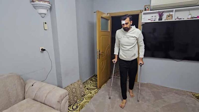 Trafik kavgasında motokurye, bıçaklanarak yaralandı; olay anı kamerada