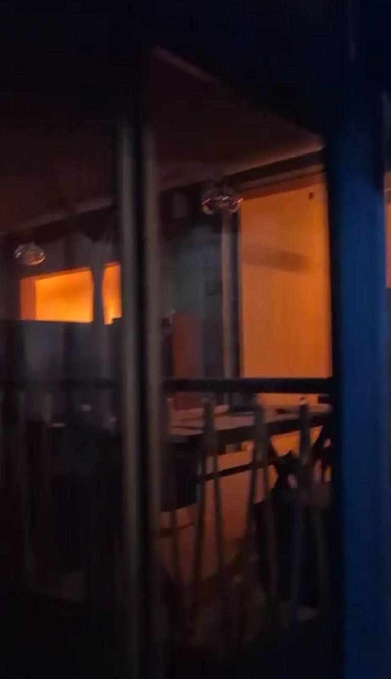 Başakşehirde restoranda çıkan yangın söndürüldü