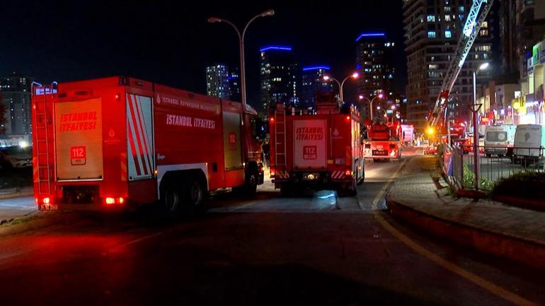 Başakşehirde restoranda çıkan yangın söndürüldü