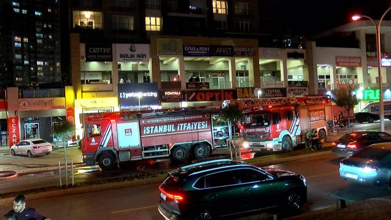 Başakşehirde restoranda çıkan yangın söndürüldü