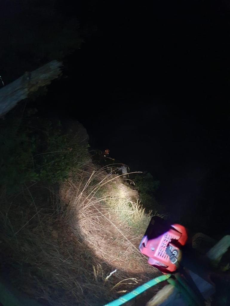 Bursa’da ormanda mahsur kalan vatandaş ekipler tarafından kurtarıldı