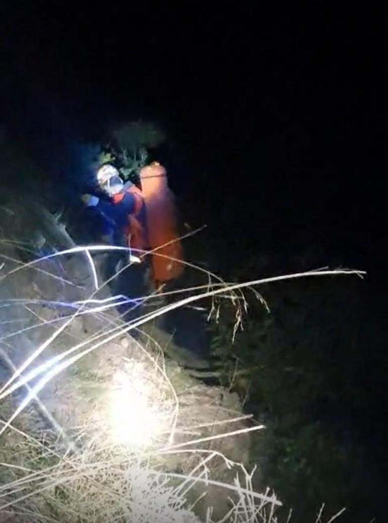 Bursa’da ormanda mahsur kalan vatandaş ekipler tarafından kurtarıldı