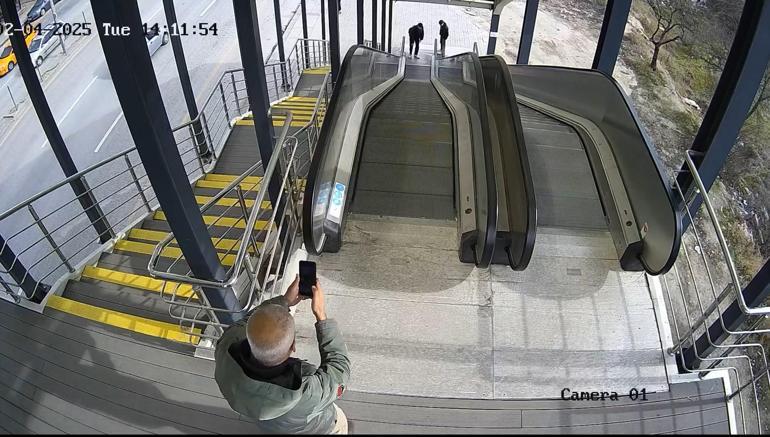 Ankarada yürüyen merdivenleri durduranlar hakkında soruşturma