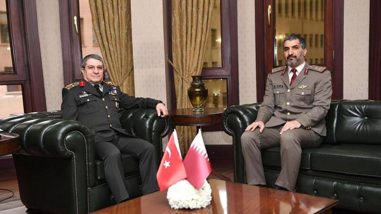 Genelkurmay Başkanı Bayraktaroğlu, Katar Kara Kuvvetleri Komutanını kabul etti