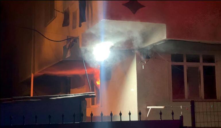 Tekirdağda evde çıkan yangında 1 kişi ağır yaralandı