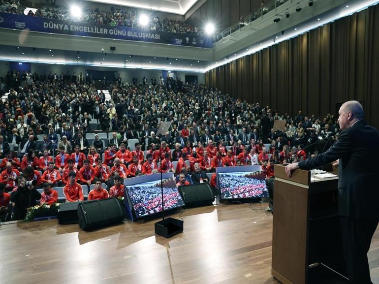 Cumhurbaşkanı Erdoğan: 2nci Engelli Hakları Eylem Planı hazırlıklarına başlandı