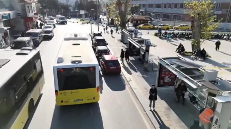 Beykozda dron destekli trafik denetimi