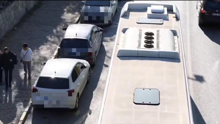 Beykozda dron destekli trafik denetimi