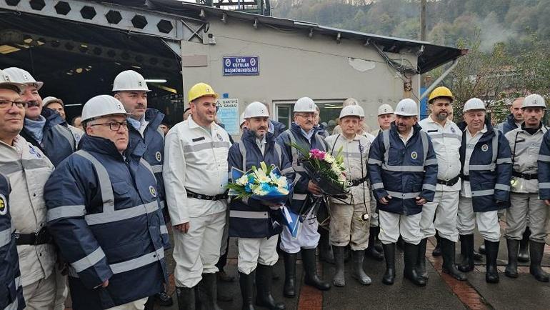 Çalışma ve Sosyal Güvenlik Bakan Yardımcıları, madencilerle buluştu