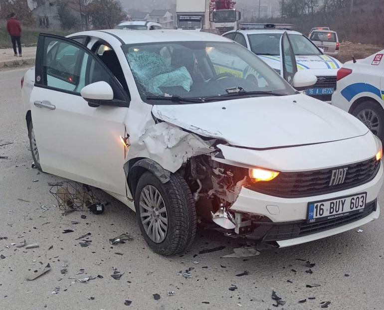 Motosiklet ile otomobil çarpıştı: 1 ölü, 1 yaralı