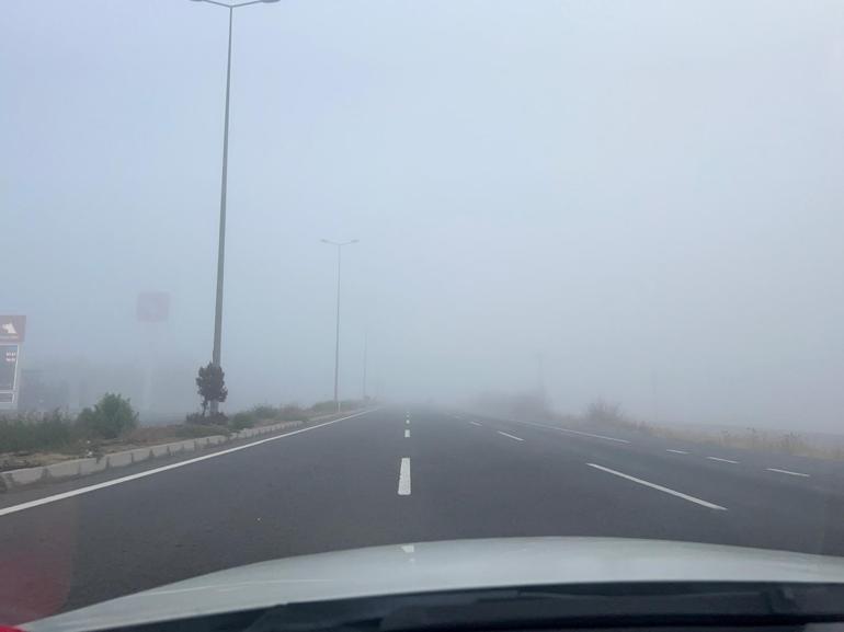 Kayseri’de yoğun sis etkili oldu