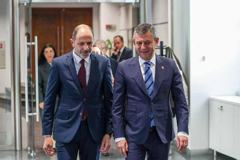 Özel, KKTC Halkın Partisi Genel Başkanı Özersay ile görüştü