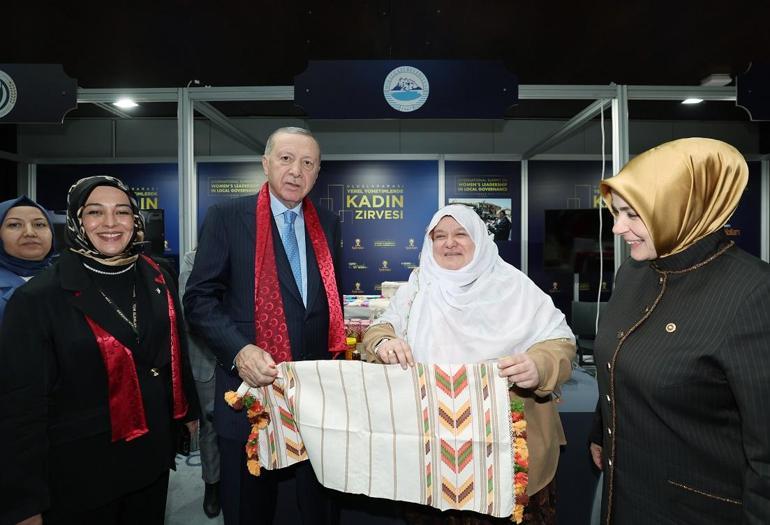 Cumhurbaşkanı Erdoğan: Kadın elinin değdiği yerde huzur ve düzen olur