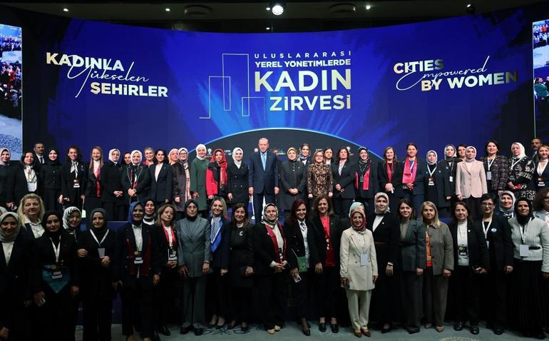 Cumhurbaşkanı Erdoğan: Kadın elinin değdiği yerde huzur ve düzen olur