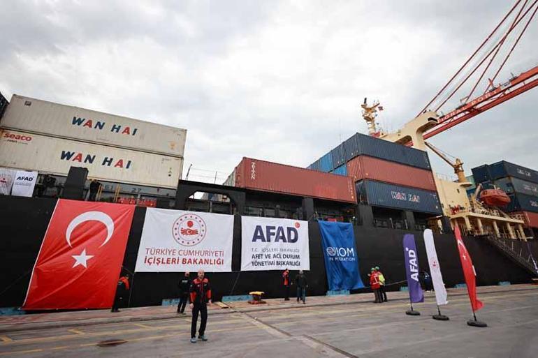 Mersinden Sudan’a yardım gemisi yola çıktı