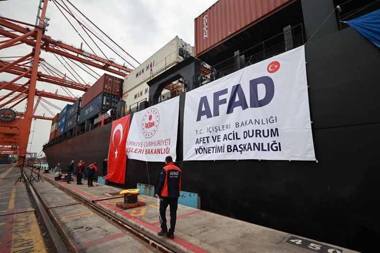 Mersinden Sudan’a yardım gemisi yola çıktı