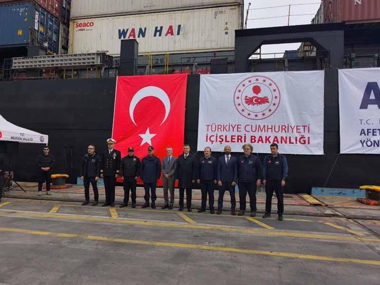 Mersinden Sudan’a yardım gemisi yola çıktı