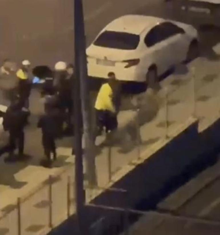 Küçükçekmecede polise mukavemet gösteren alkollü sürücü gözaltına alındı