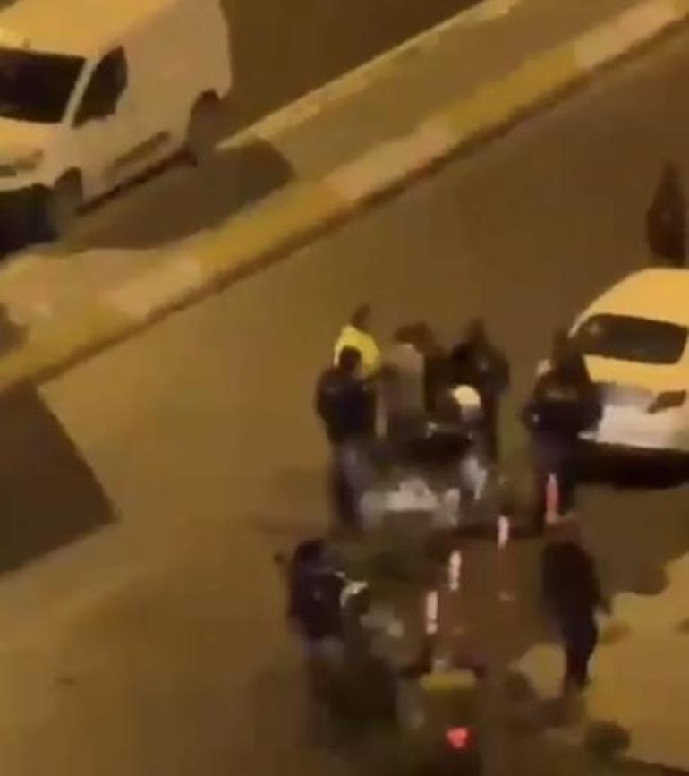 Küçükçekmecede polise mukavemet gösteren alkollü sürücü gözaltına alındı