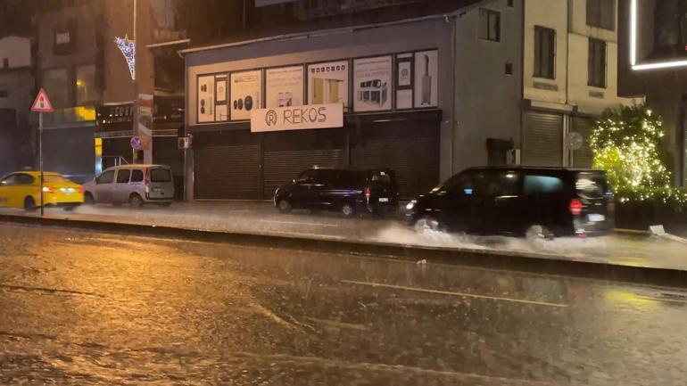İstanbulda sağanak etkili oluyor