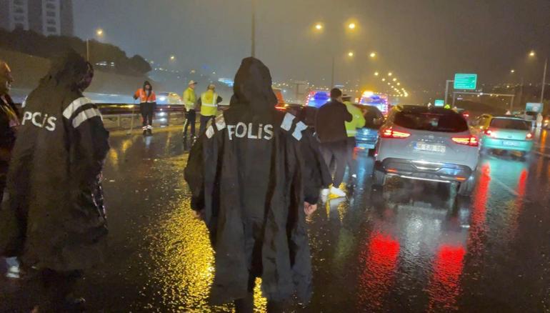 Eyüpsultan TEM Otoyolu’nda 7 aracın karıştığı zincirleme kaza: 2 yaralı