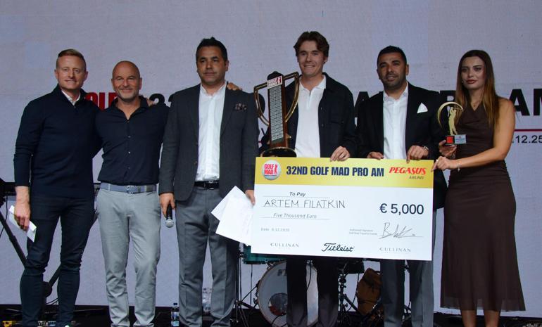 32nci Golf Mad Turnuvasında şampiyon Artem Flatkin oldu