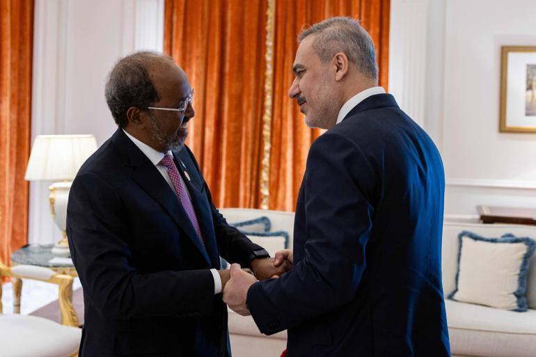 Bakan Fidan, Somali Cumhurbaşkanı Mahmud tarafından kabul edildi