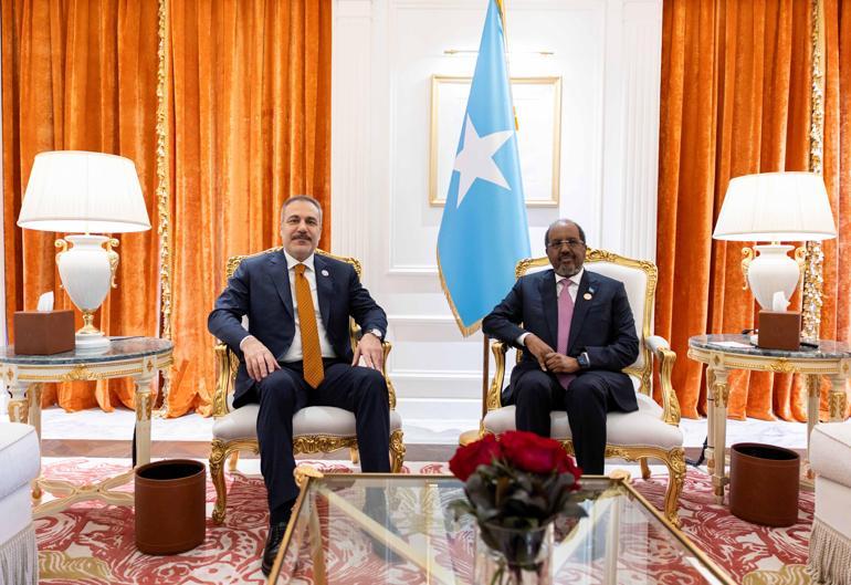 Bakan Fidan, Somali Cumhurbaşkanı Mahmud tarafından kabul edildi