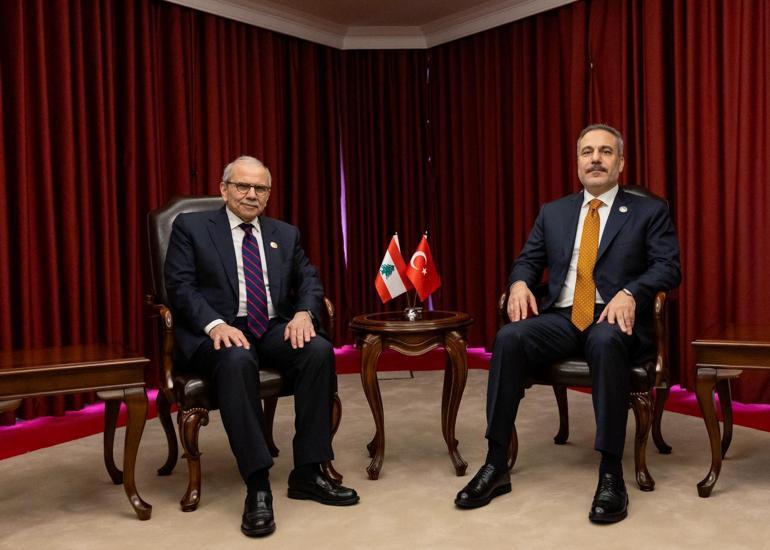 Dışişleri Bakanı Fidan, Lübnan Başbakanı Selam ile görüştü