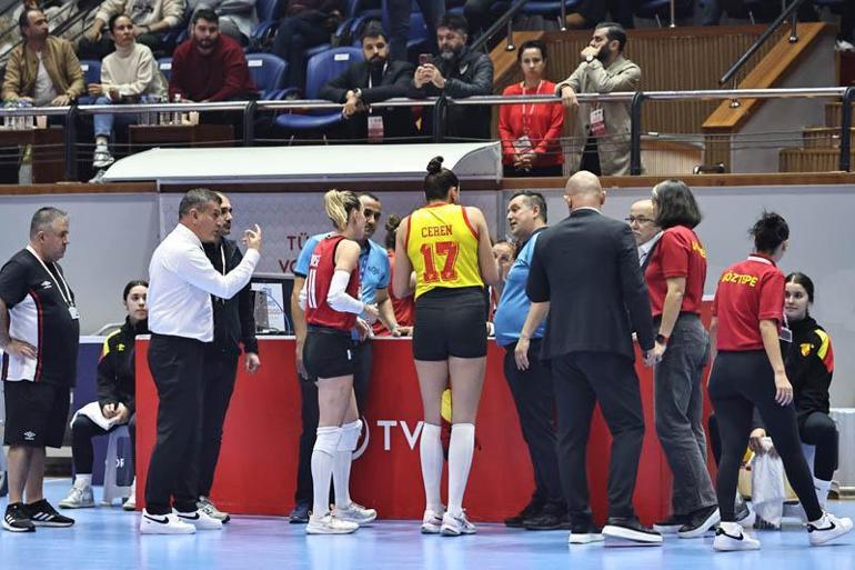 Göztepe – Beşiktaş voleybol maçı olaylı başladı