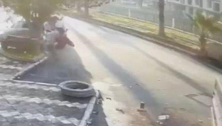 Polise çarptığı kazanın görüntüsünü sosyal medyada paylaştı, gözaltına alındı