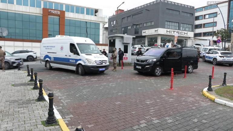 Şehit Polis Memuru Emre Albayrakın naaşı Adli Tıp Kurumuna getirildi