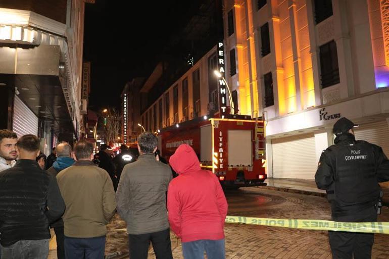 Vanda otelin restoran kısmında yangın paniği
