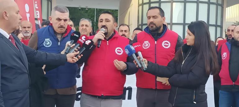 İzmirde belediye işçilerinin eylemi 2nci günde
