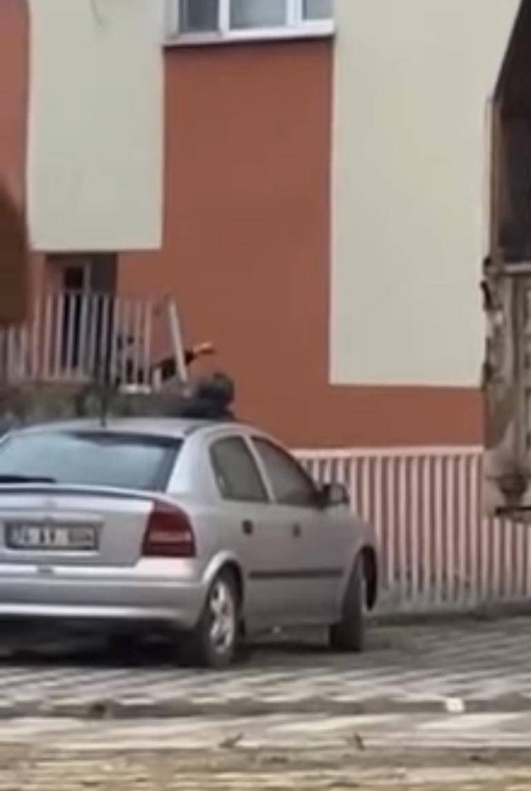 Eski sevgilisiyle konuşmak için geldiği okul önünde intihara kalkıştı