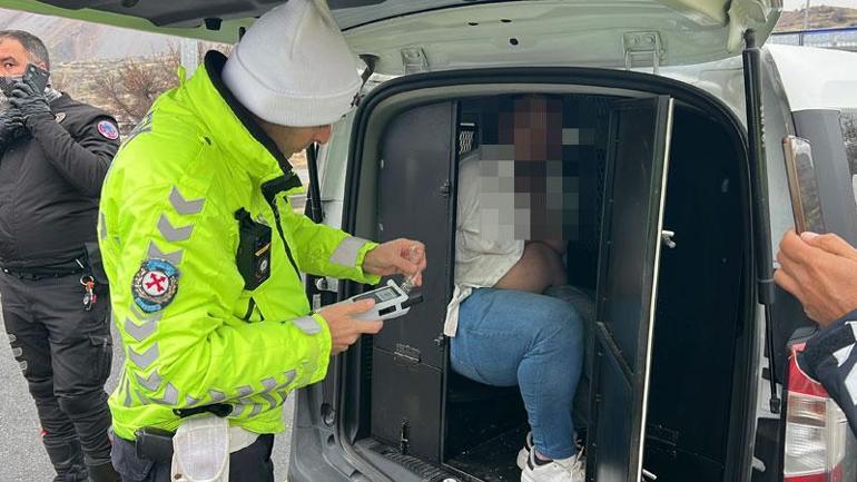 Polisten kaçan ehliyetsiz sürücü tutuklandı