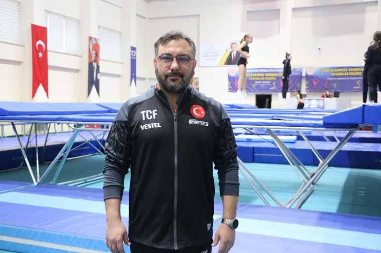 Trambolin cimnastikte bir Türk ilk kez dünya ikincisi oldu; hedefi olimpiyat