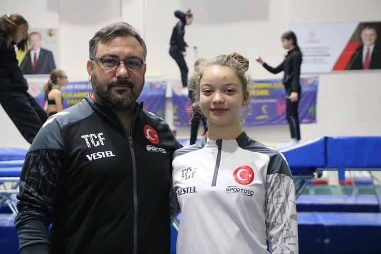 Trambolin cimnastikte bir Türk ilk kez dünya ikincisi oldu; hedefi olimpiyat