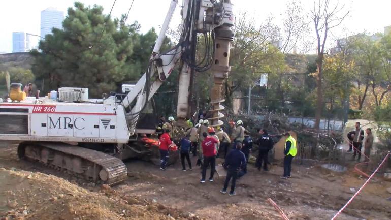 Kadıköyde inşaat işçisi düştüğü çukurdan yaralı olarak çıkarıldı