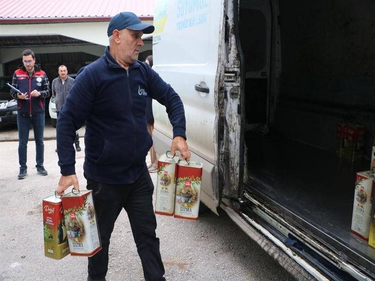Bolu’da bin 500 litre sahte zeytinyağı ele geçirildi