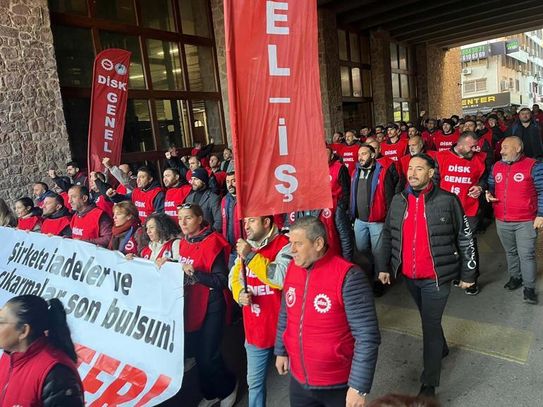 İzmirde işçilerin eylemi 3üncü günde devam ediyor
